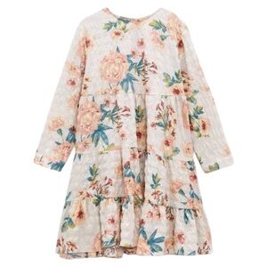Zara The Sharon Dress Floral Tiered Mini Size Medium
